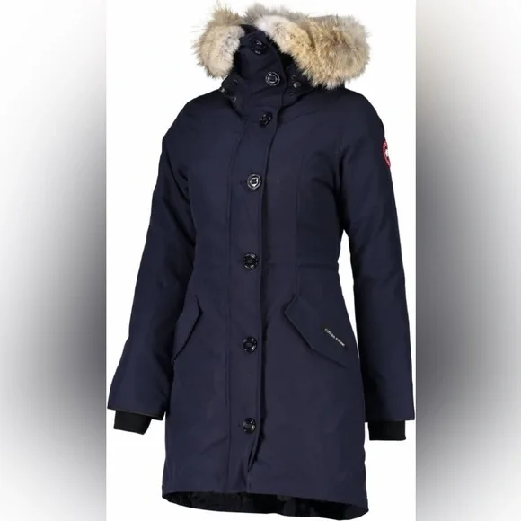Canada Goose Rossclair Parka Heritage Navy - Picture 3 of 5